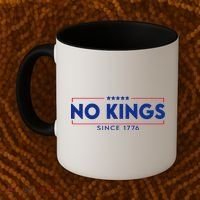 No Kings Since 1776 Simple Logo Coffee Mug thumb 2