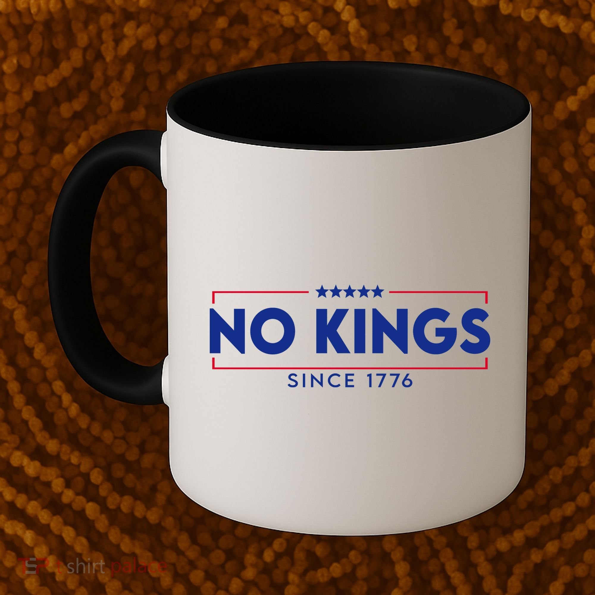 No Kings Since 1776 Simple Logo Coffee Mug