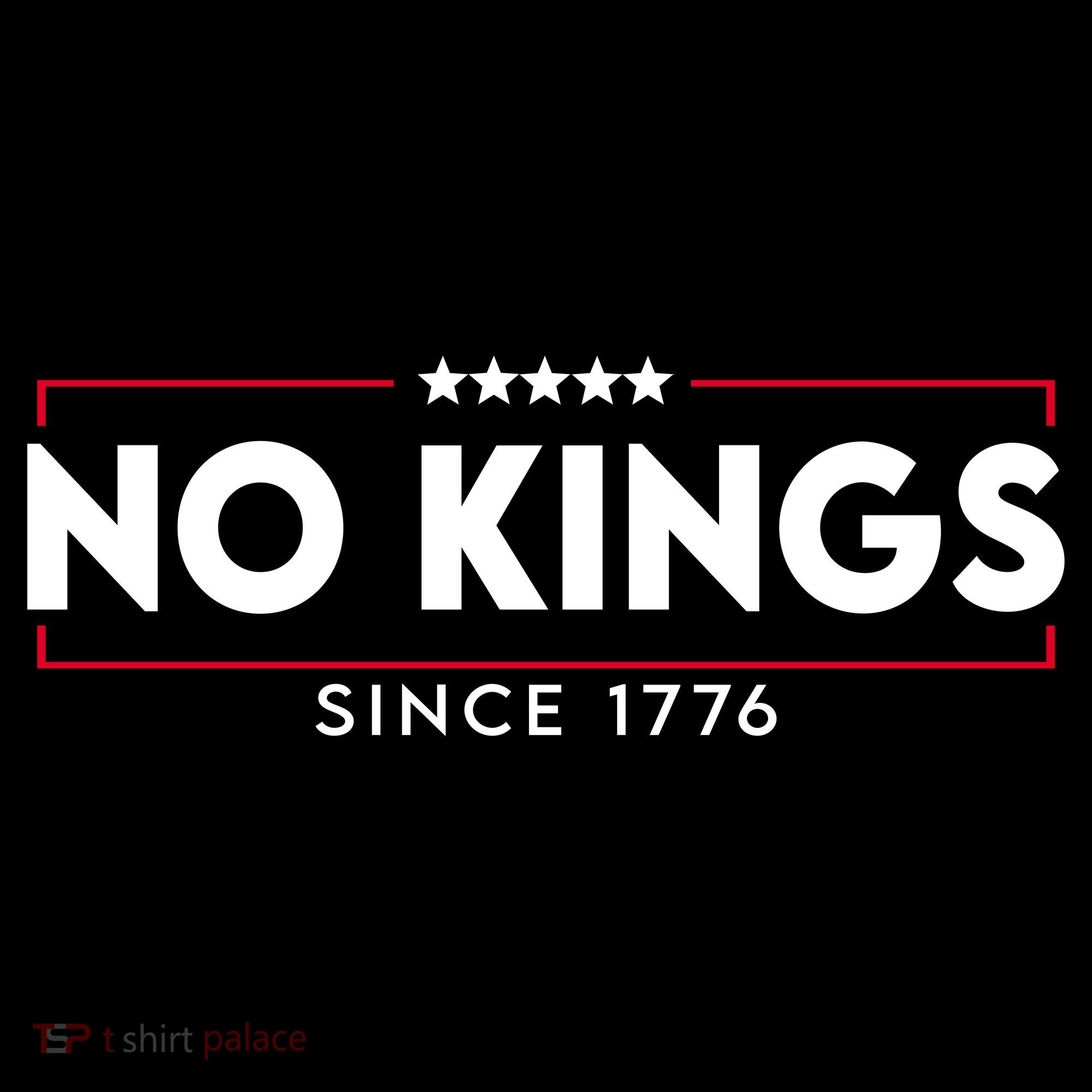 No Kings Since 1776 Simple Logo Women's Hoodie