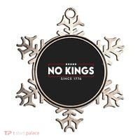 No Kings Since 1776 Simple Logo Ornament thumb 0