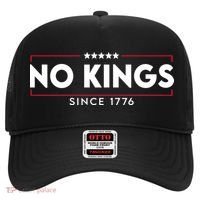 No Kings Since 1776 Simple Logo Hat thumb 0