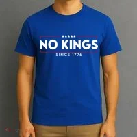 No Kings Since 1776 Simple Logo T-Shirt thumb 3