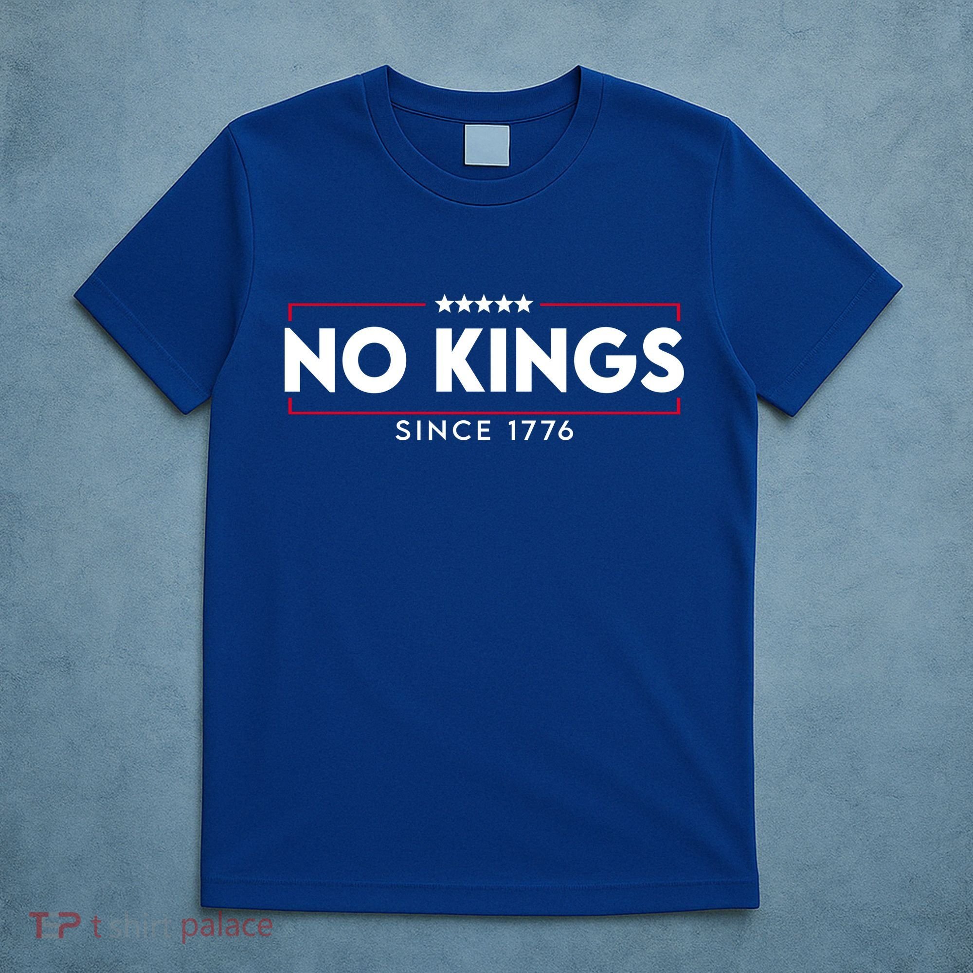 No Kings Since 1776 Simple Logo T-Shirt