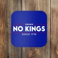 No Kings Since 1776 Simple Logo Coaster thumb 0