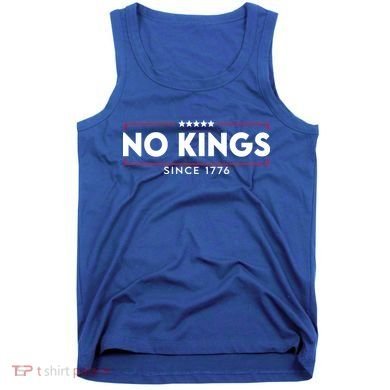 No Kings Since 1776 Simple Logo Tank Top