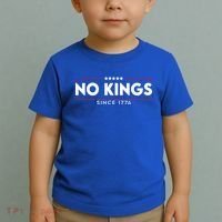 No Kings Since 1776 Simple Logo Toddler T-Shirt thumb 2