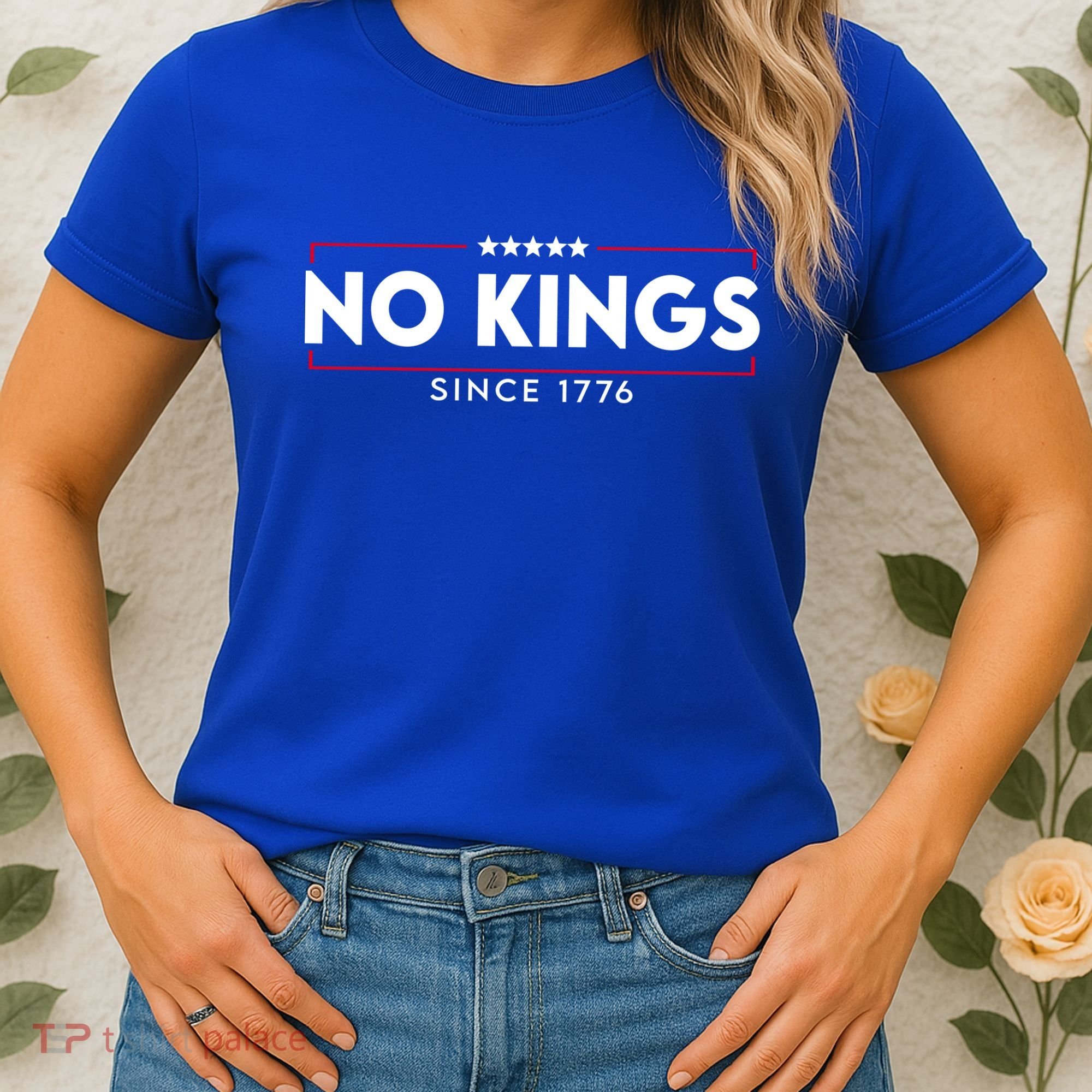 No Kings Since 1776 Simple Logo Women's T-Shirt