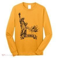 NO Kings Statue Of Liberty Kicks Crown Long Sleeve Shirt thumb 0