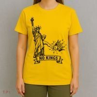 NO Kings Statue Of Liberty Kicks Crown T-Shirt thumb 4