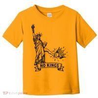 NO Kings Statue Of Liberty Kicks Crown Toddler T-Shirt thumb 0