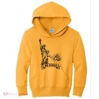 NO Kings Statue Of Liberty Kicks Crown Kids Hoodie thumb 0
