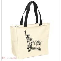 NO Kings Statue Of Liberty Kicks Crown Tote Bag thumb 2