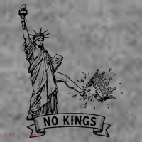 NO Kings Statue Of Liberty Kicks Crown Toddler Hoodie thumb 2
