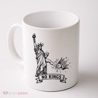 NO Kings Statue Of Liberty Kicks Crown Coffee Mug thumb 0