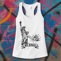 NO Kings Statue Of Liberty Kicks Crown Women's Tank Top thumb 3