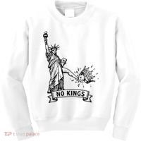 NO Kings Statue Of Liberty Kicks Crown Kids Sweatshirt thumb 0