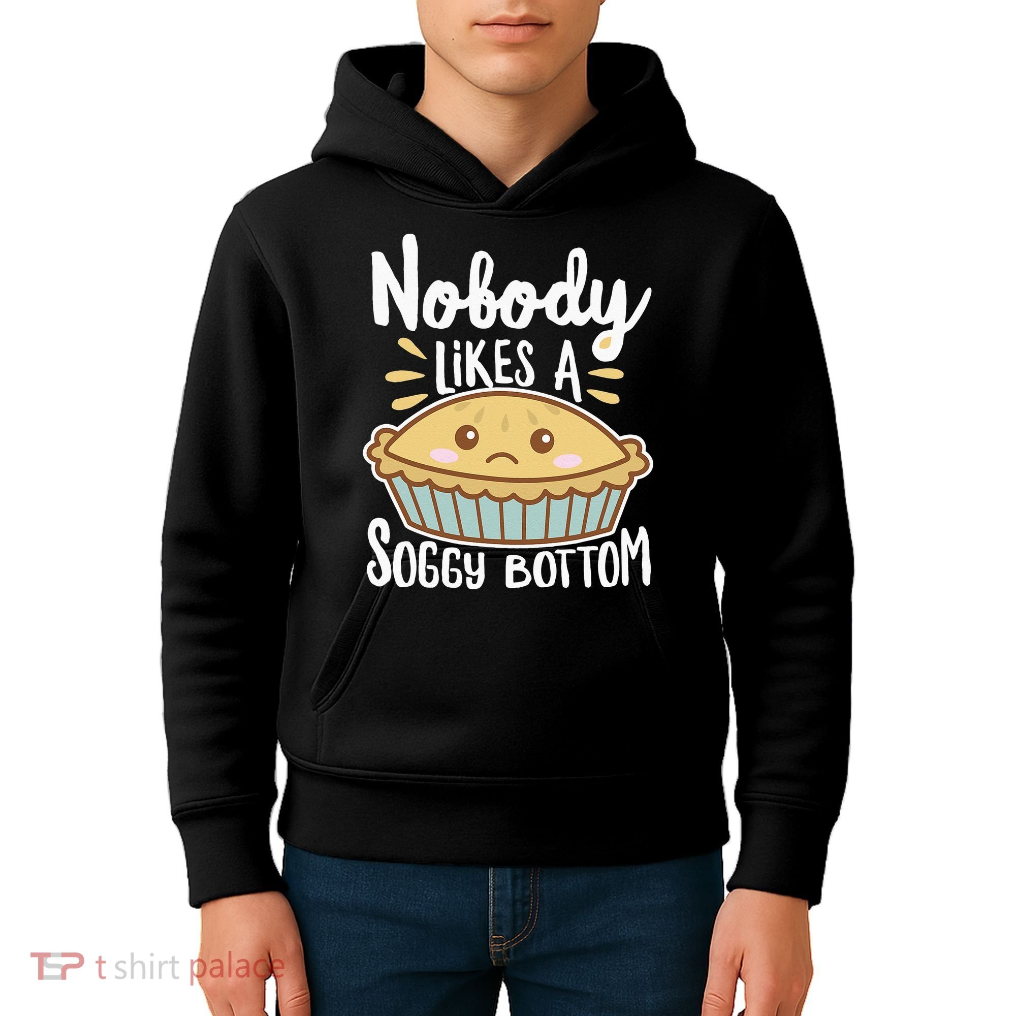 Nobody Likes A Soggy Bottom British Baking Funny Kids Hoodie