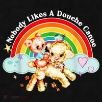 Nobody Likes A Douche Canoe Ladies PosiCharge Tri-Blend Wicking Tank thumb 2