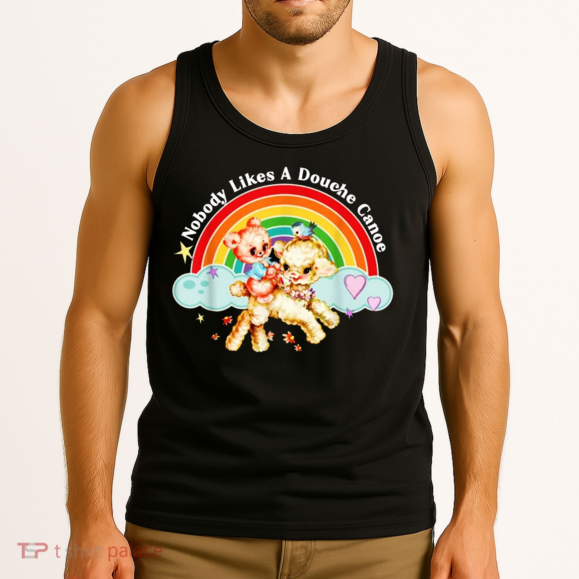 Nobody Likes A Douche Canoe Tank Top