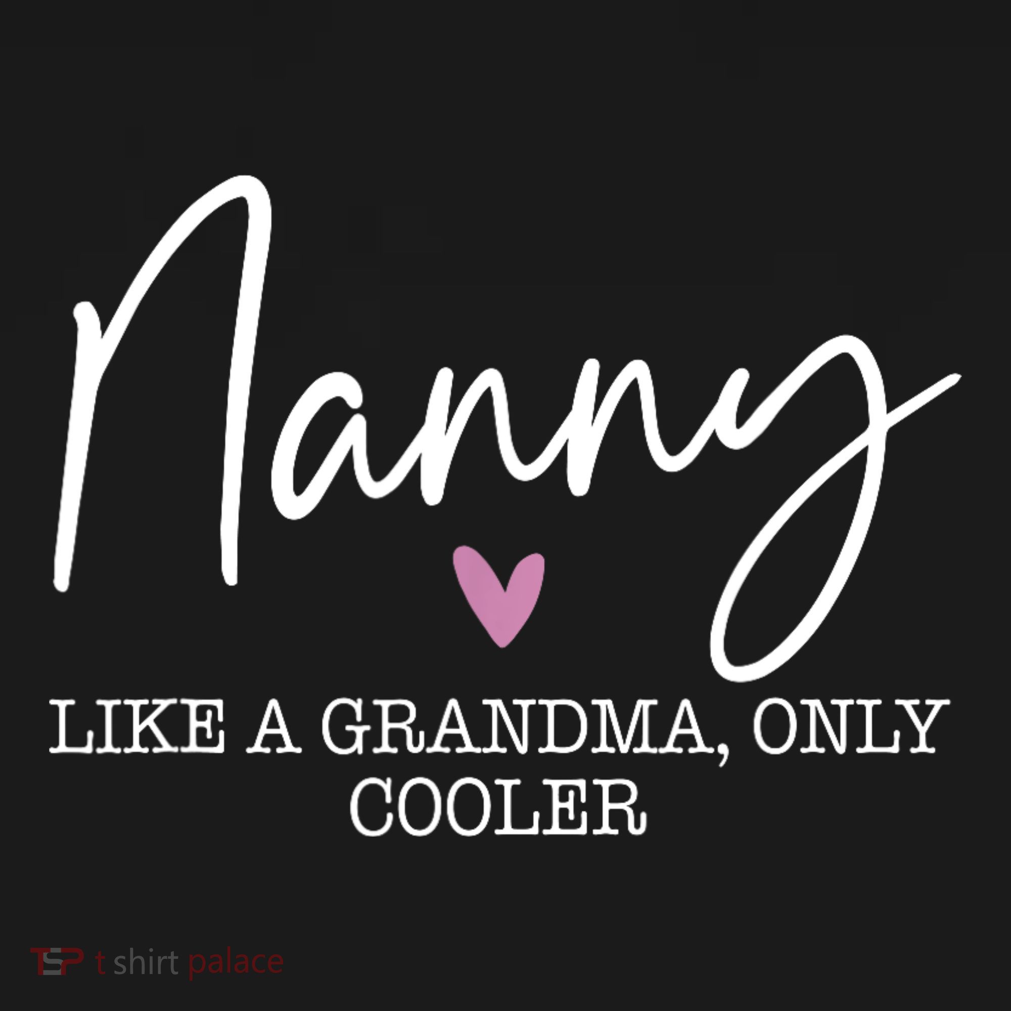 Nanny Like A Grandma Only Cooler Heart MotherS Day Nanny Women's Tank Top