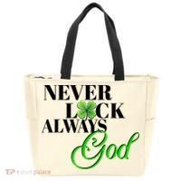 Never Luck Always God St Patrick’S Day Tote Bag thumb 0