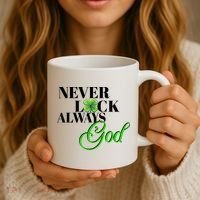 Never Luck Always God St Patrick’S Day Coffee Mug thumb 3