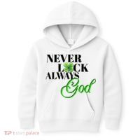 Never Luck Always God St Patrick’S Day Kids Hoodie thumb 0