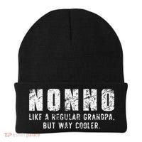 Nonno Like A Grandpa But Way Cooler Only Much Fathers Day Beanie thumb 0