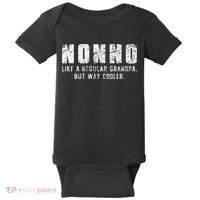 Nonno Like A Grandpa But Way Cooler Only Much Fathers Day Baby Bodysuit thumb 0