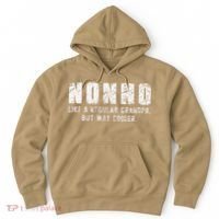 Nonno Like A Grandpa But Way Cooler Only Much Fathers Day Hoodie thumb 0