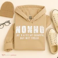 Nonno Like A Grandpa But Way Cooler Only Much Fathers Day Hoodie thumb 4