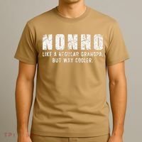 Nonno Like A Grandpa But Way Cooler Only Much Fathers Day T-Shirt thumb 3