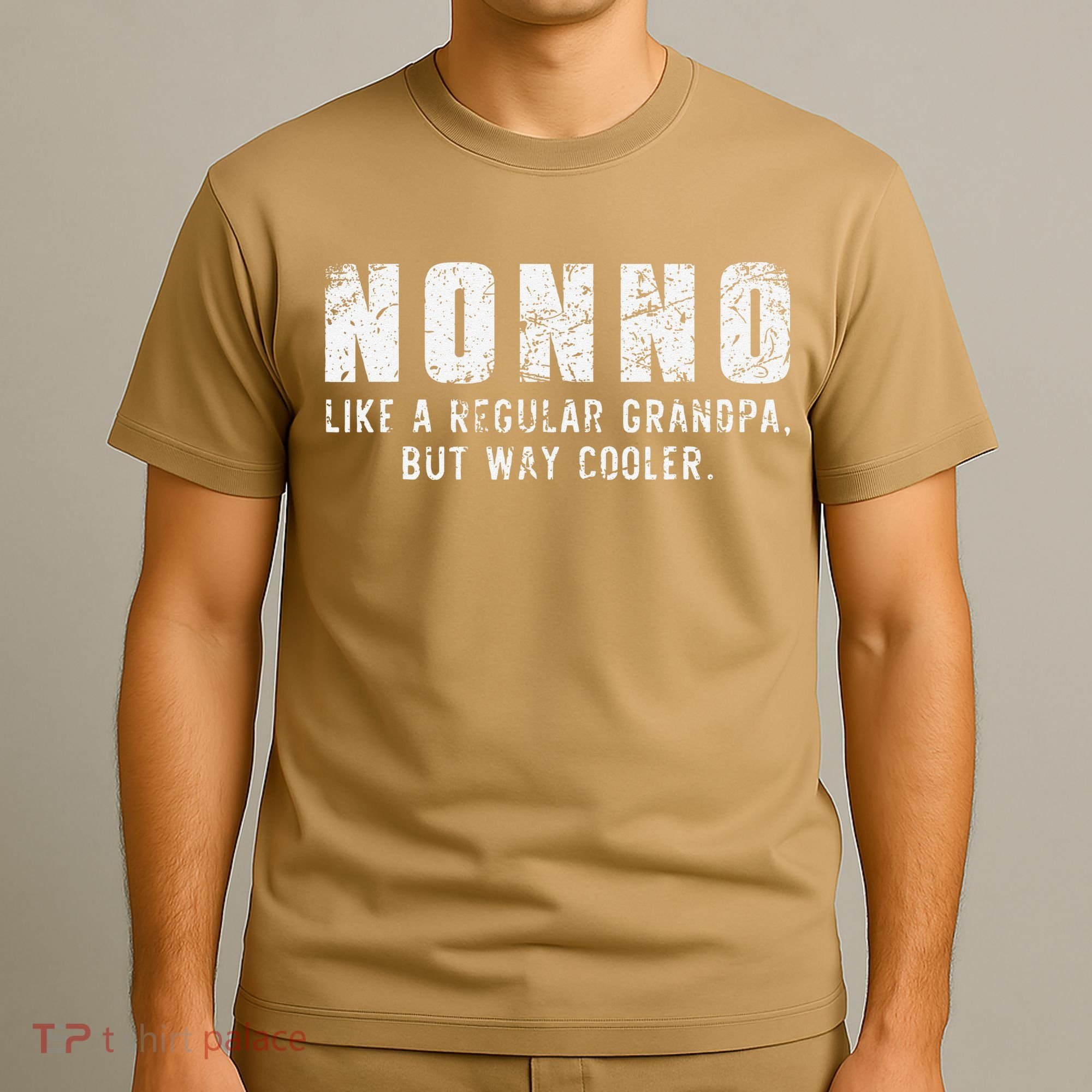 Nonno Like A Grandpa But Way Cooler Only Much Fathers Day T-Shirt