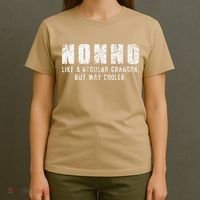 Nonno Like A Grandpa But Way Cooler Only Much Fathers Day T-Shirt thumb 4