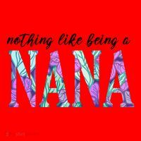 Nothing Like Being A Nana Cute Gift Santa Hat thumb 1