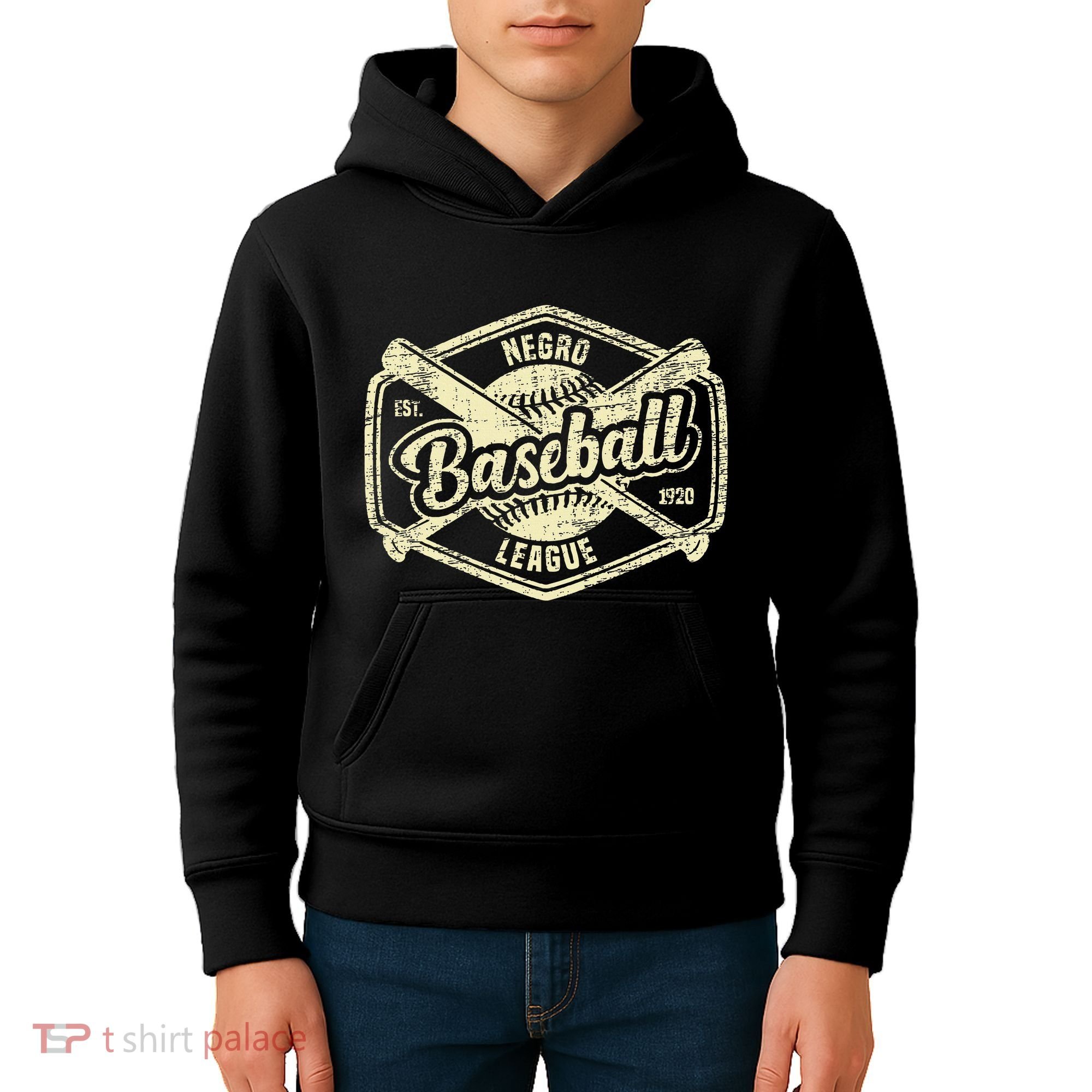 Negro League Baseball Apparel Black History Month Kids Hoodie