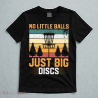 No Little Balls Just Big Vintage Disc Golf Frisbee Golf T-Shirt thumb 5