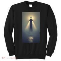 Nautical Lighthouse Beam Ocean Maritime Fog Sweatshirt thumb 0