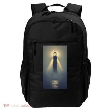 Nautical Lighthouse Beam Ocean Maritime Fog Backpack