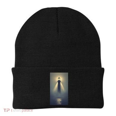 Nautical Lighthouse Beam Ocean Maritime Fog Beanie