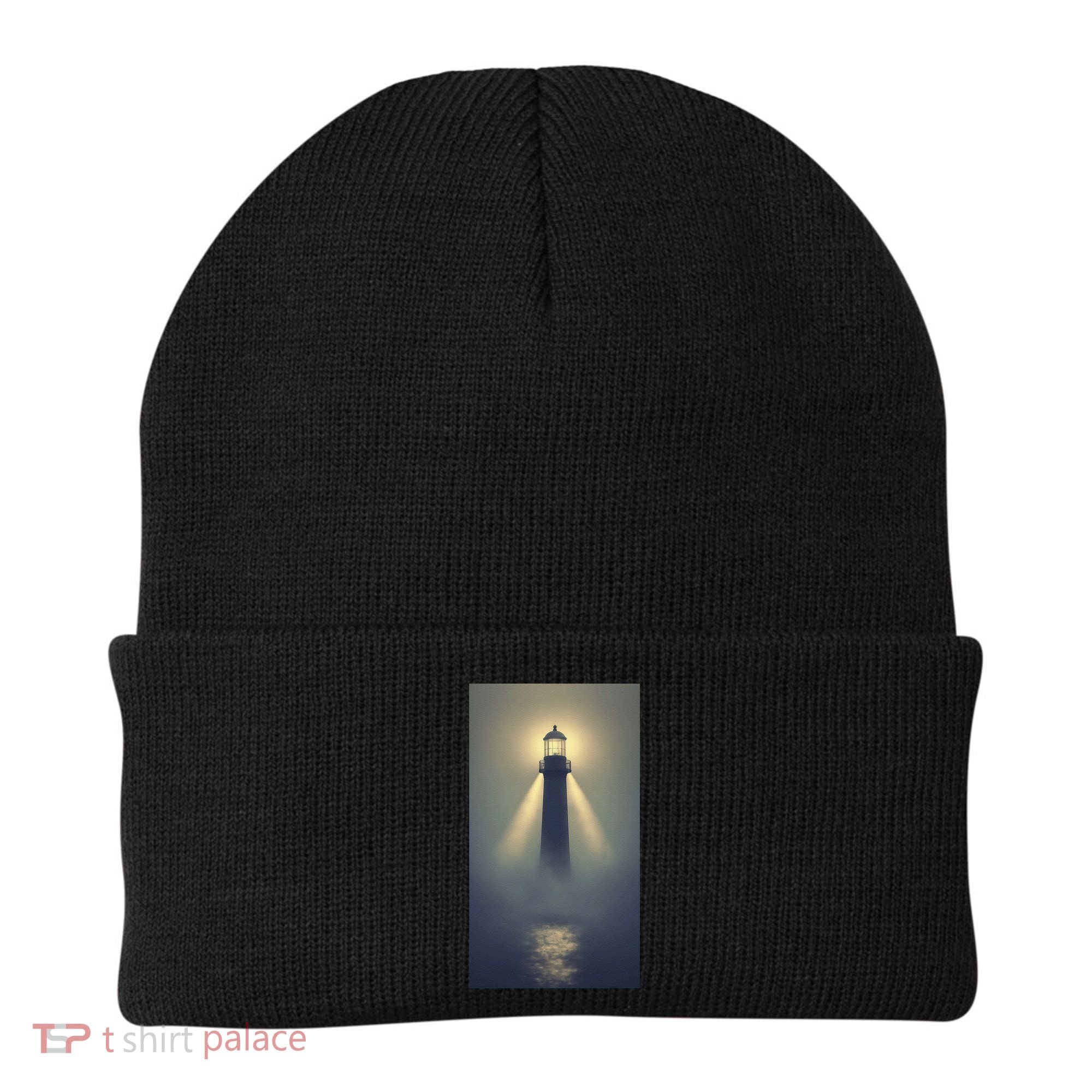 Nautical Lighthouse Beam Ocean Maritime Fog Beanie