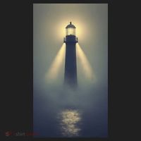 Nautical Lighthouse Beam Ocean Maritime Fog Beanie thumb 2