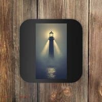 Nautical Lighthouse Beam Ocean Maritime Fog Coaster thumb 0