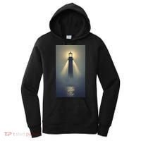 Nautical Lighthouse Beam Ocean Maritime Fog Women's Hoodie thumb 0