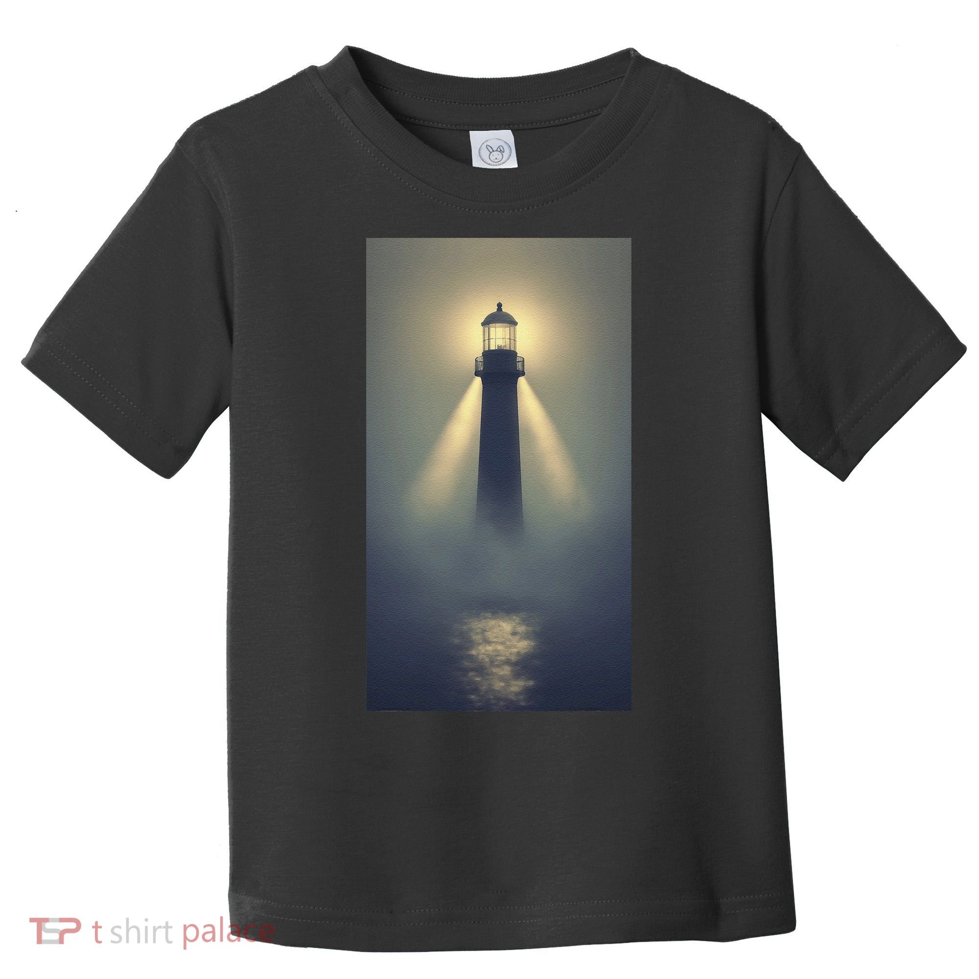 Nautical Lighthouse Beam Ocean Maritime Fog Toddler T-Shirt