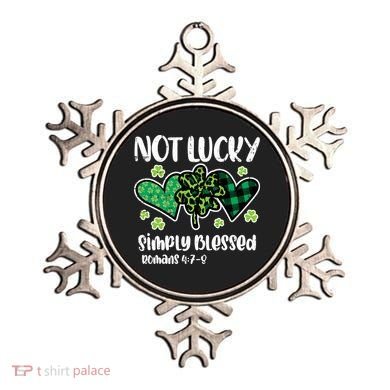 Not Lucky Blessed Christian   St Patrick Day Ornament