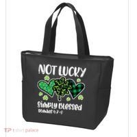 Not Lucky Blessed Christian   St Patrick Day Tote Bag thumb 3