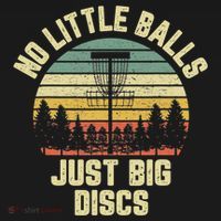 No Little Balls Just Big Discs Funny Disc Golf Women's Tank Top thumb 5