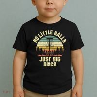 No Little Balls Just Big Discs Funny Disc Golf Toddler T-Shirt thumb 2