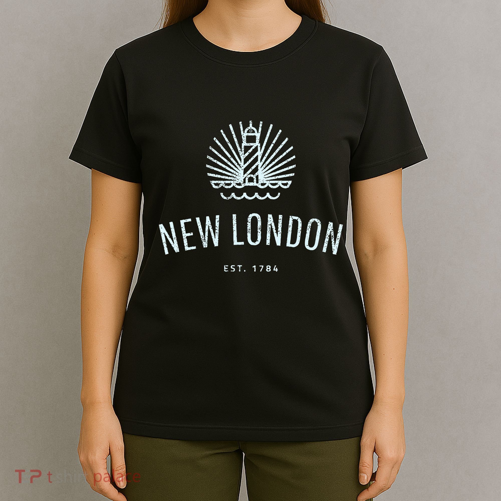 New London Connecticut Lighthouse Souvenir T-Shirt